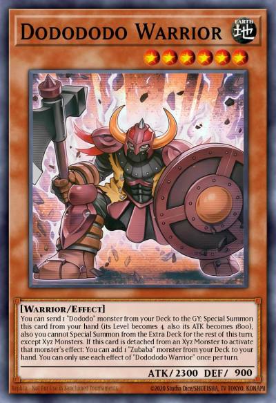 Dodododo Warrior Starlight Rare DUAD-EN004 Duelists Advance Yugioh card