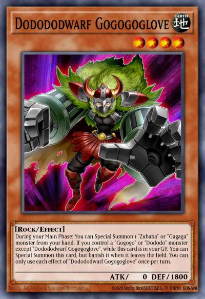 Dodododwarf Gogogoglove Rare LED6-EN036 Legendary Duelists Magical Hero Yugioh card