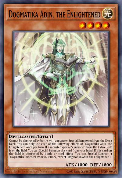 Dogmatika Adin the Enlightened Ultra Rare MP21-EN103 2021 Tin of Ancient Battles Yugioh card