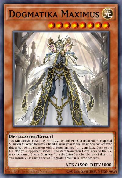 Dogmatika Maximus Ultra Rare MP21-EN105 2021 Tin of Ancient Battles Yugioh card