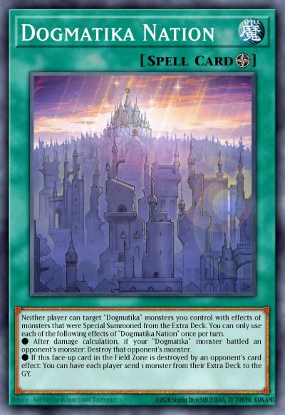 Dogmatika Nation Common MP21-EN134 2021 Tin of Ancient Battles Yugioh card