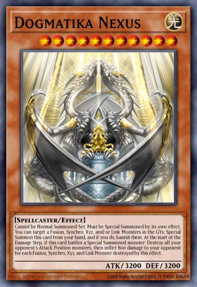 Dogmatika Nexus Ultra Rare MP21-EN106 2021 Tin of Ancient Battles Yugioh card