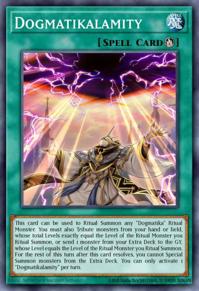 Dogmatikalamity Common LIOV-EN053 Lightning Overdrive Yugioh card