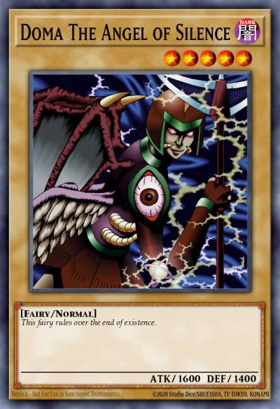 Doma The Angel of Silence Common MRD-015 Metal Raiders Yugioh card