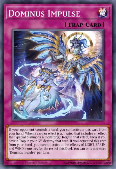 Dominus Impulse Starlight Rare BLGG-EN146 Battles of Legend: Glorious Gallery Yugioh card