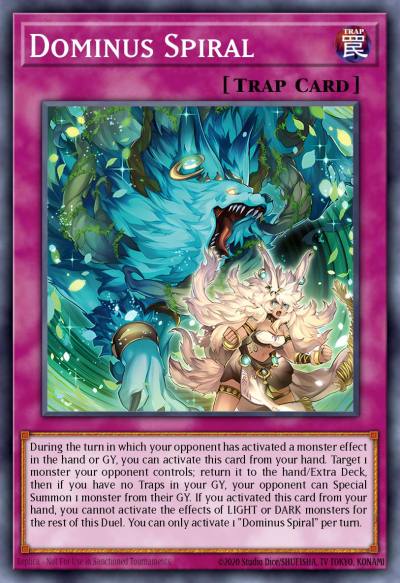 Dominus Spiral Secret Rare DOOD-EN079 Doom of Dimensions Yugioh card