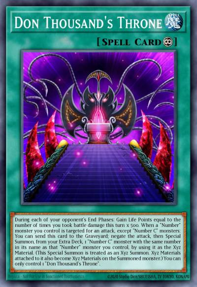 Don Thousands Throne Rare PRIO-EN059 Primal Origin Yugioh card