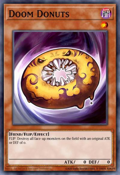 Doom Donuts Common GAOV-EN096 Galactic Overlord Yugioh card