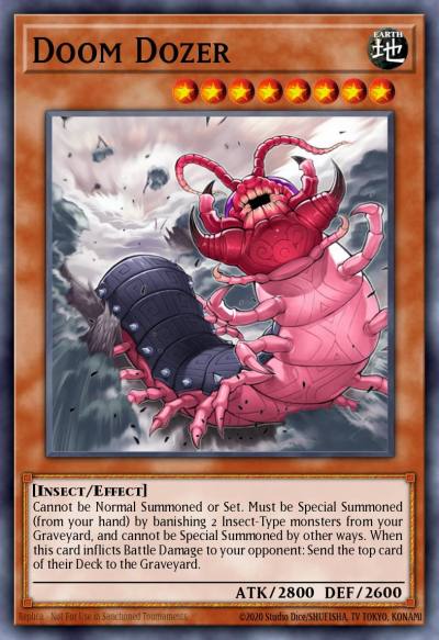 Doom Dozer Rare DR04-EN144 Dark Revelation Volume 4 Yugioh card