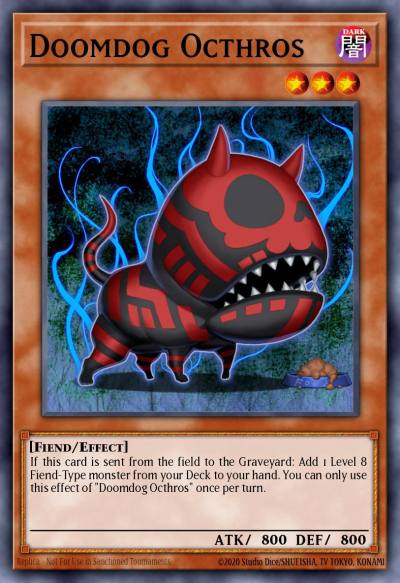 Doomdog Octhros Common MP16-EN018 2016 Mega-Tin Mega Pack Yugioh card