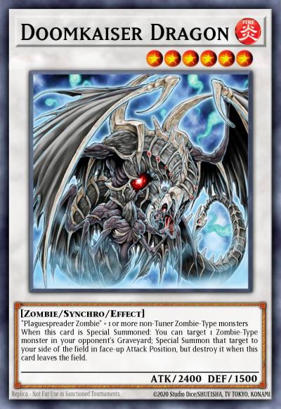 Doomkaiser Dragon Secret Rare BLCR-EN081 Battles of Legend Crystal Revenge Yugioh card