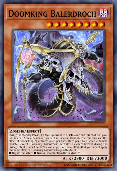 Doomking Balerdroch Ultra Rare GFP2-EN113 Ghosts From the Past The 2nd Haunting Yugioh card