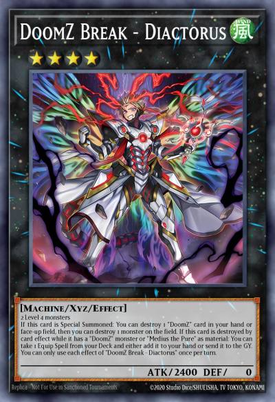 DoomZ Break - Diactorus Super Rare DOOD-EN046 Doom of Dimensions Yugioh card