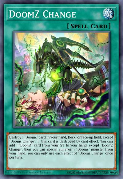 DoomZ Change Common BPRO-EN055 Burst Protocol Yugioh card