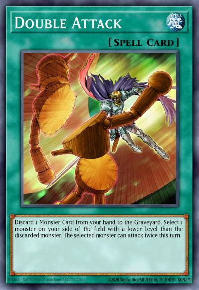 Double Attack Common DR3-EN220 Dark Revelation Volume 3 Yugioh card