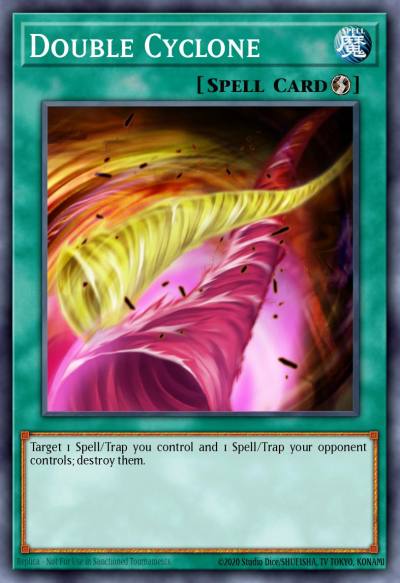 Double Cyclone Common DP10-EN022 Duelist Pack Yusei 3 Yugioh card
