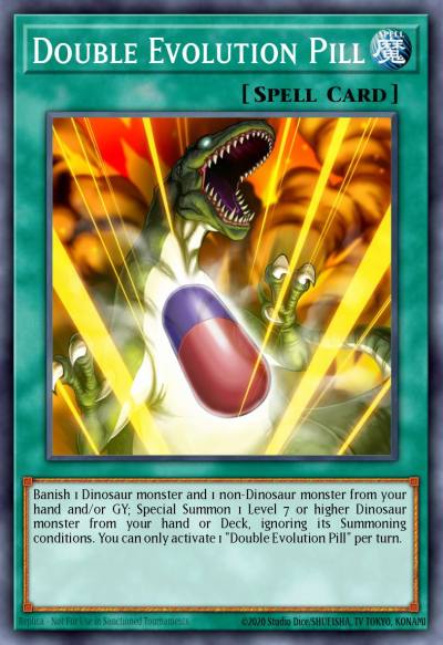 Double Evolution Pill Secret Rare BLLR-EN028 Battles of Legend Lights Revenge Yugioh card