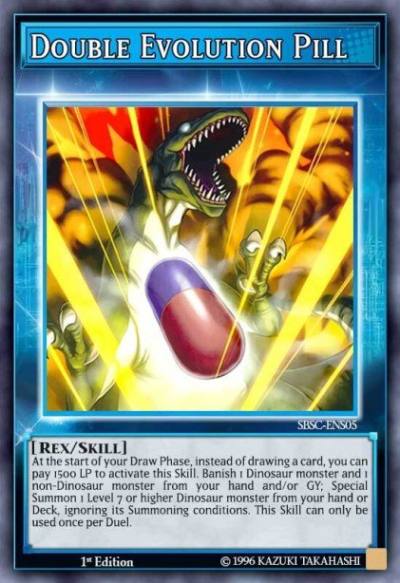Double Evolution Pill (Skill Card) Ultra Rare SBSC-ENS05 Speed Duel Scars of Battle Yugioh card