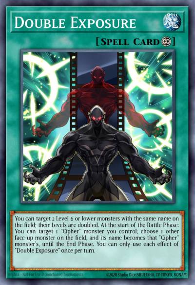 Double Exposure Secret Rare BROL-EN040 Brothers of Legend Yugioh card