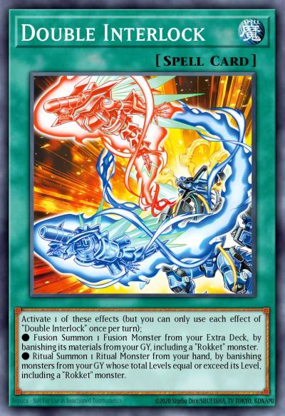 Double Interlock Common BPRO-EN052 Burst Protocol Yugioh card
