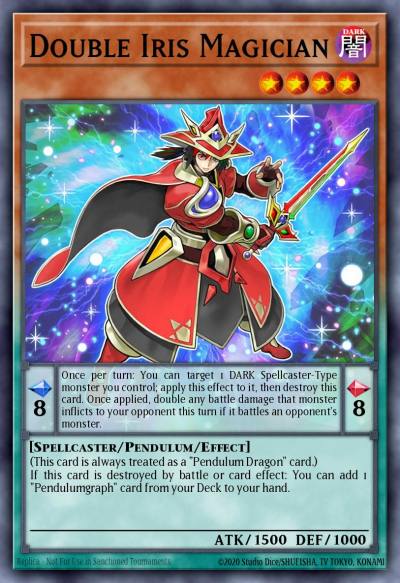 Double Iris Magician Ultra Rare PEVO-EN003 Pendulum Evolution Yugioh card