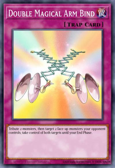 Double Magical Arm Bind Super Rare DRL2-EN015 Dragons of Legend 2 Yugioh card