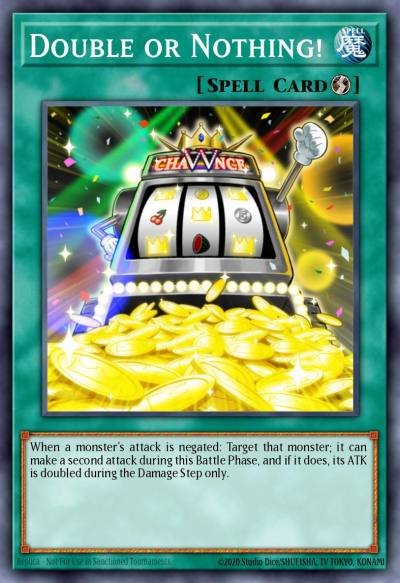 Double or Nothing Ultra Rare DUPO-EN064 Duel Power Yugioh card