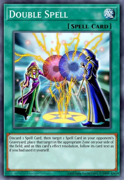 Double Spell Ultra Rare DR1-EN161 Dark Revelation Volume 1 Yugioh card