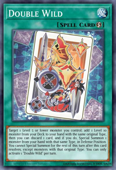 Double Wild Common SUDA-EN065 Supreme Darkness Yugioh card