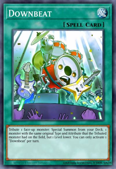 Downbeat Super Rare EXFO-EN063 Extreme Force Yugioh card