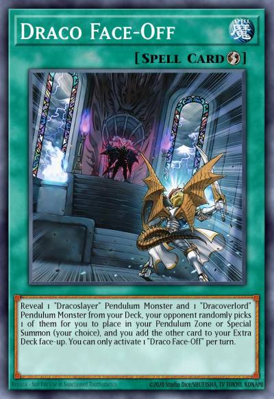 Draco Face-Off Common BOSH-EN061 Breakers of Shadow Yugioh card