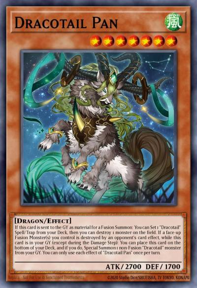 Dracotail Pan Rare JUSH-EN003 Justice Hunters Yugioh card