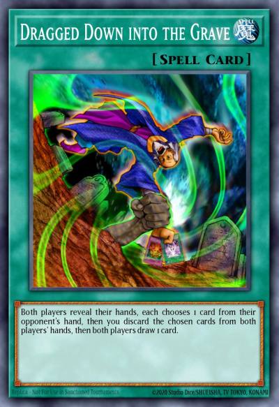 Dragged Down into the Grave Common DCR-084 Dark Crisis Yugioh card