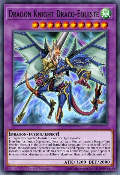 Dragon Knight Draco-Equiste Secret Rare CT07-EN003 Collectible Tins 2010 Wave 1 Yugioh card