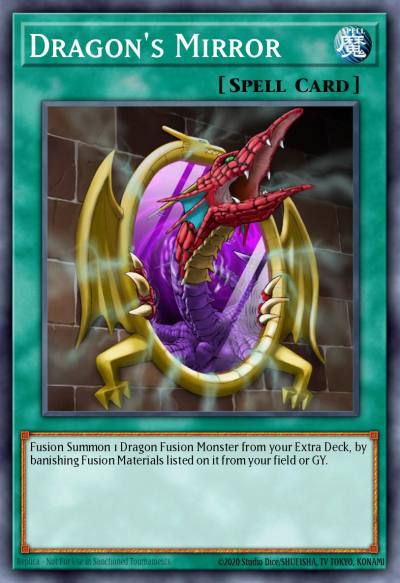 Dragons Mirror Common CRV-EN040 Cybernetic Revolution Yugioh card