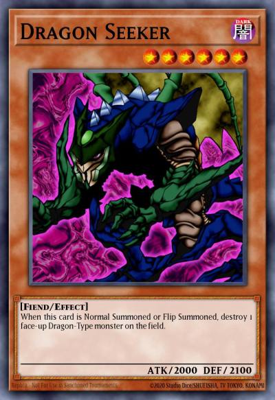 Dragon Seeker Common DB2-EN101 Dark Beginning 2 Yugioh card
