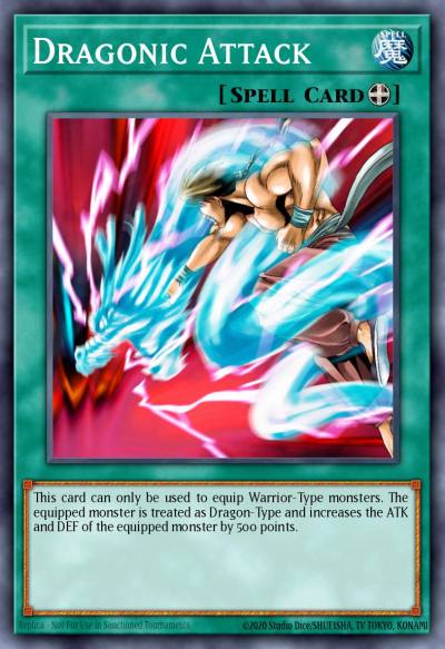 Dragonic Attack Common LON-101 Labyrinth of Nightmare Yugioh card