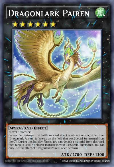 Dragonlark Pairen Ultra Rare MP22-EN151 2022 Tin of the Pharaohs Gods Yugioh card