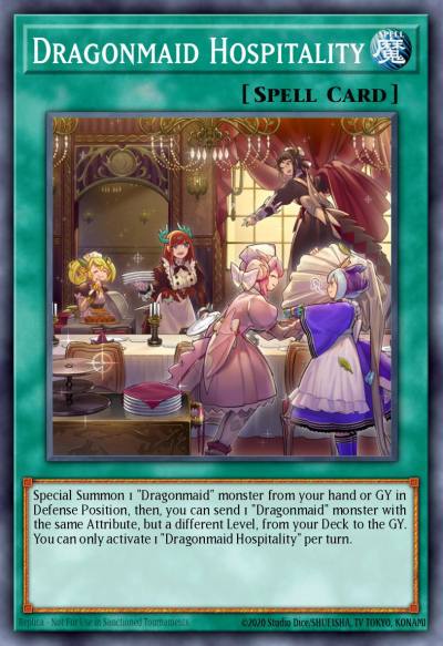 Dragonmaid Hospitality Ultra Rare BLMM-EN065 Battles of Legend Monster Mayhem Yugioh card