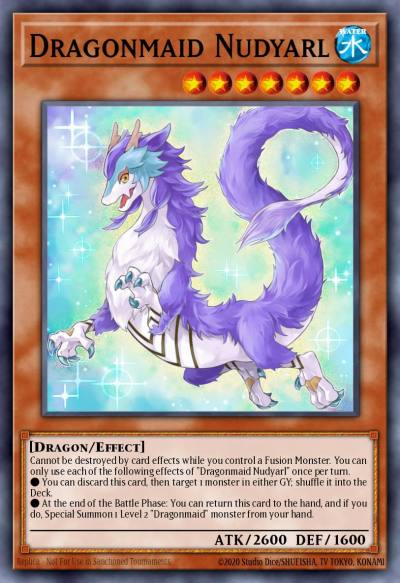 Dragonmaid Nudyarl Ultra Rare BLMM-EN057 Battles of Legend Monster Mayhem Yugioh card