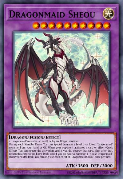 Dragonmaid Sheou Prismatic Secret Rare MP21-EN065 2021 Tin of Ancient Battles Yugioh card