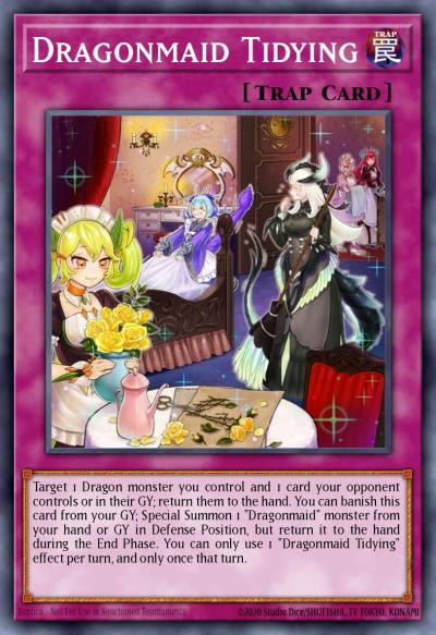 Dragonmaid Tidying Rare MP21-EN153 2021 Tin of Ancient Battles Yugioh card