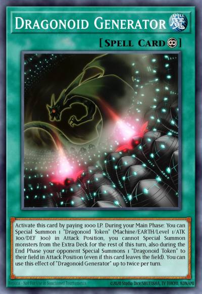 Dragonoid Generator Rare MP18-EN137 2018 Mega-Tin Mega Pack Yugioh card