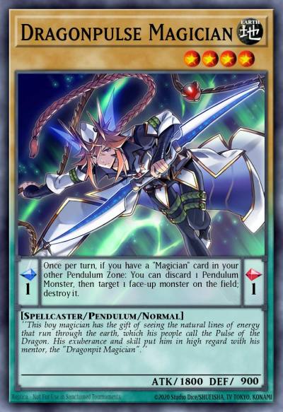 Dragonpulse Magician Common SDMP-EN001 Master of Pendulum Structure Deck Yugioh card