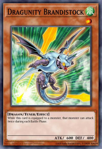 Dragunity Brandistock Common SDDL-EN010 Dragunity Legion Structure Deck Yugioh card