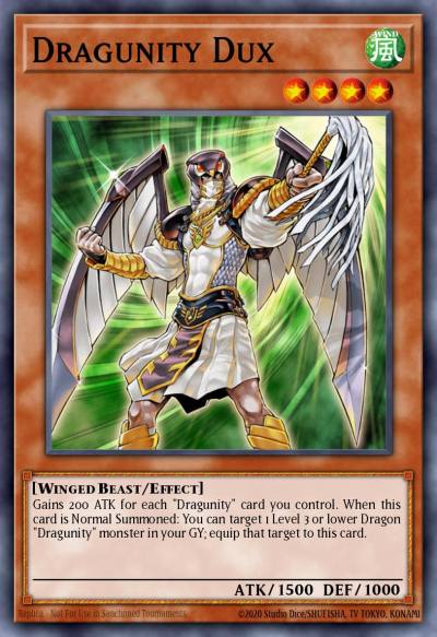 Dragunity Dux Common SDDL-EN004 Dragunity Legion Structure Deck Yugioh card