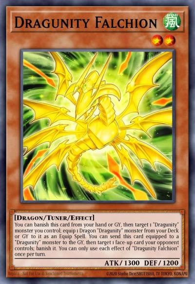 Dragunity Falchion New BLGG-EN012 Battles of Legend: Glorious Gallery Yugioh card