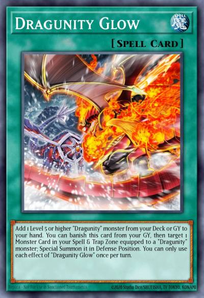Dragunity Glow Ultra Rare GFTP-EN041 Ghosts From the Past Yugioh card