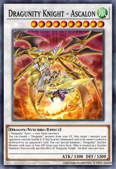 Dragunity Knight - Ascalon Ultra Rare CYHO-EN033 Cybernetic Horizon Yugioh card
