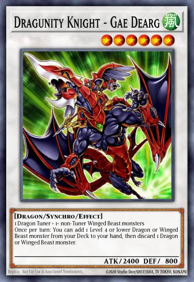 Dragunity Knight - Gae Dearg Ultra Rare BLLR-EN059 Battles of Legend Lights Revenge Yugioh card